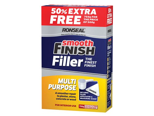 RSL Smooth Finish Multipurpose Wall Powder Filler 500g + 50%