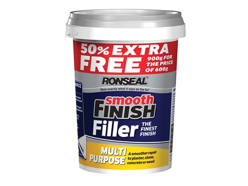 RSL Smooth Finish Multipurpose Wall Filler Ready Mixed 600g +50%