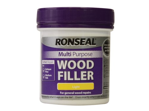 Ronseal Multipurpose Wood Filler Tub Light 250g