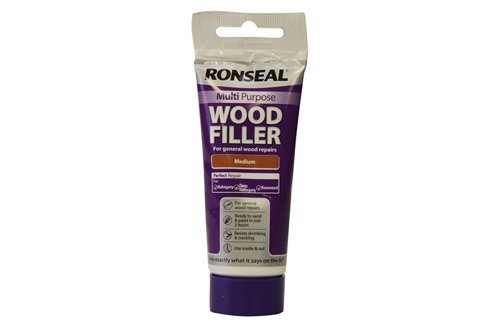 Ronseal Multipurpose Wood Filler Tube Medium 100g