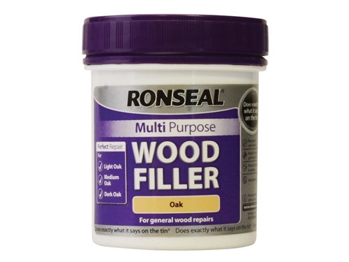 Ronseal Multipurpose Wood Filler Tub Oak 250g