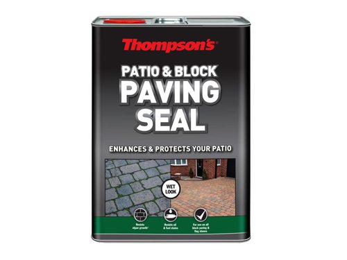 Ronseal Thompson's Patio & Block Paving Seal Wet Look 5 litre