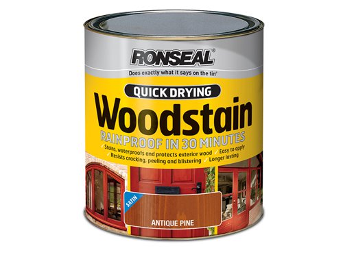 RSL Quick Drying Woodstain Satin Dark Oak 750ml
