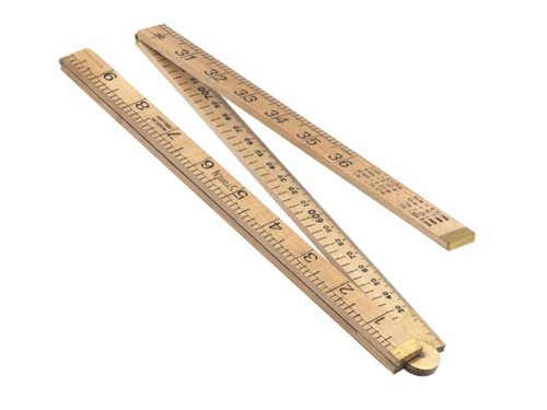 RST RSR080 Wooden Folding Rule 3ft