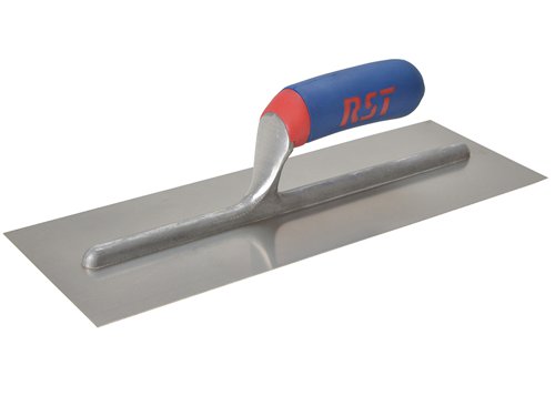 RSTRTR14SSD R.S.T. Plasterer's Finishing Trowel Stainless Steel Soft Touch Handle 14 x 4.3/4in