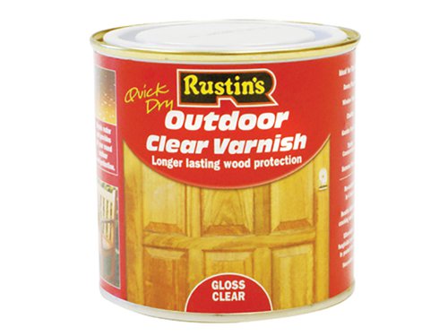 Rustins Exterior Varnish Clear Gloss 1 litre