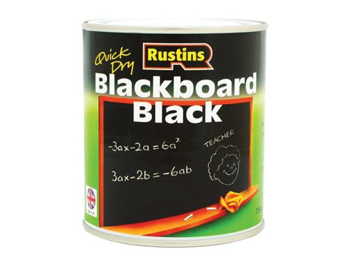 RUSQDBB100 Rustins Quick Dry Blackboard Black 100ml