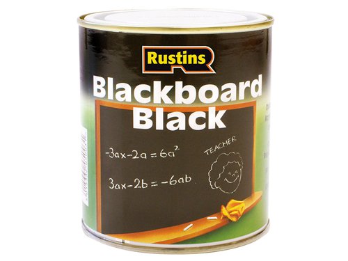 RUSQDBB250 Rustins Quick Dry Blackboard Black 250ml