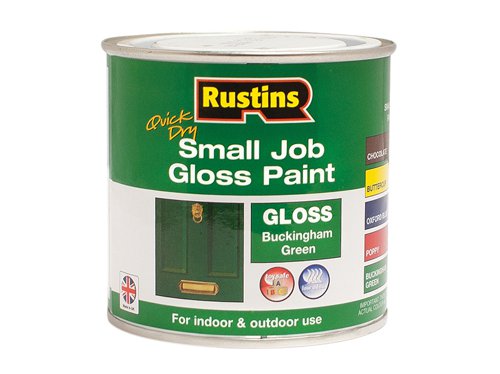 Rustins Quick Dry Small Job Gloss Paint Buckingham Green 250ml