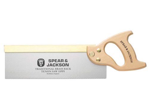 S/J B23 Brass Back Tenon Saw 300mm (12in)