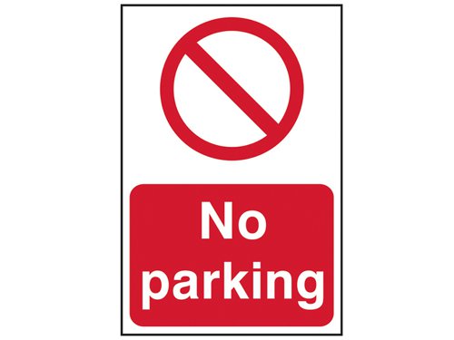 SCA No Parking - PVC Sign 200 x 300mm