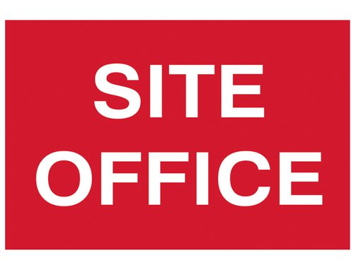 Scan Site Office - PVC Sign 600 x 400mm