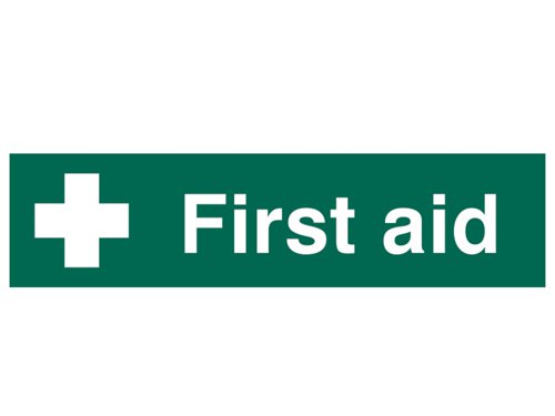 SCA First Aid - PVC Sign 200 x 50mm
