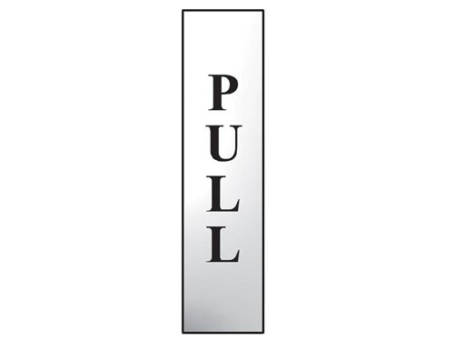 SCA Pull Vertical - Polished Chrome Effect 50 x 200mm