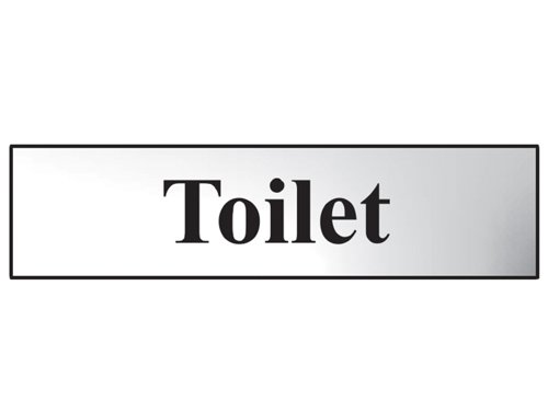 SCA Toilet - Polished Chrome Effect 200 x 50mm