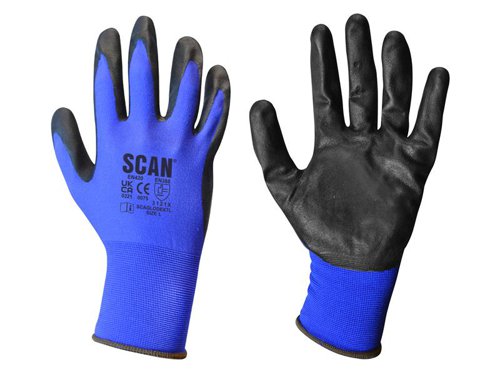 SCA Max - Dexterity Nitrile Gloves - L (Size 9)