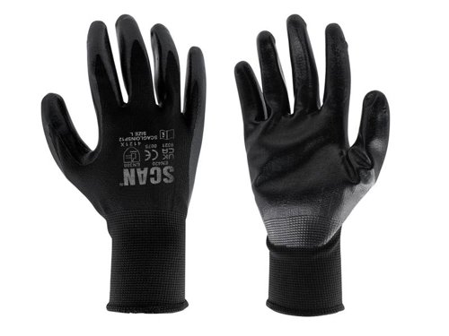 Scan Seamless Inspection Gloves - M (Size 8) (Pack 12)