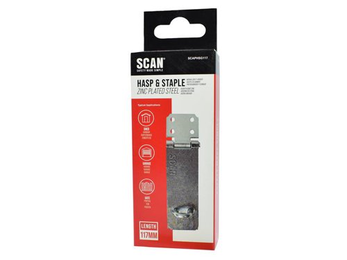 Scan Hasp and Staple 117mm