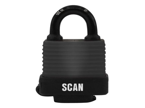 Scan Weatherproof Laminated Steel Padlock 50mm