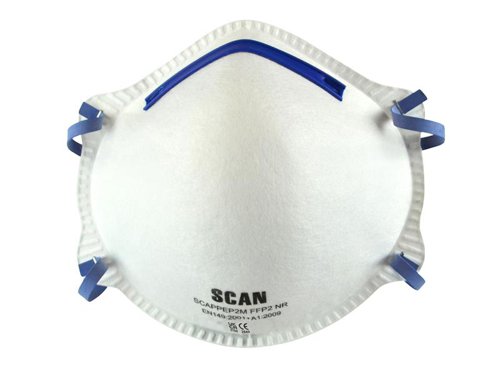 SCAPPEP2MB Scan Moulded Disposable Mask FFP2 Protection (Pack 20)