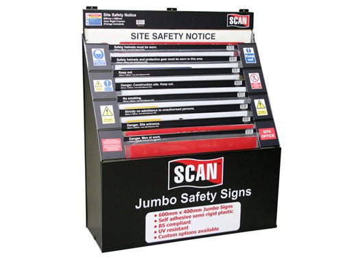 Scan Signs Display - 36 Large Signs