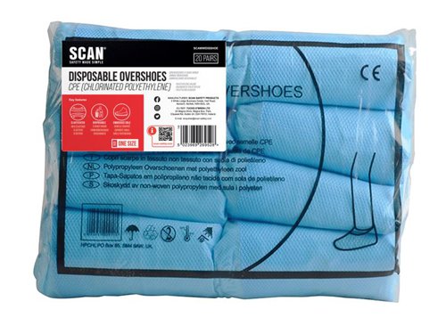 Scan Disposable Overshoes (20 pairs)
