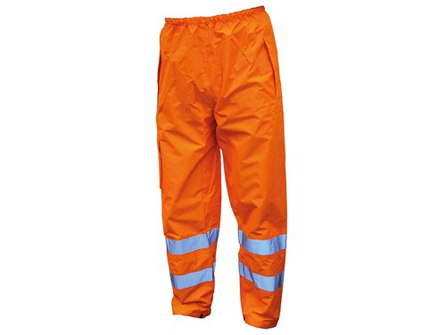 Scan Hi-Vis Orange Motorway Trousers - XL (44in)