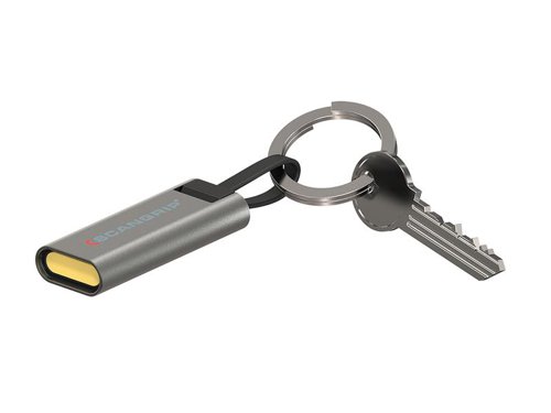 The SCANGRIP® FLASH MICRO R Rechargeable Keychain Torch is ultra-compact with a bright LED and a stepless dimmer function enabling you to adjust the light output in the range of 10% to 100%.To turn on the light, press and hold the on/off switch for two seconds. This feature prevents the light from accidentally turning on in the pocket or bag.An integrated USB charger cable allows you to easily recharge the light directly in the USB port of your computer, and other devices without using a separate charger.FLASH MICRO R can also be used as a keychain.Specifications:Luminous Flux Max./Min.: 75/8 Lumen.Illuminance, Max./Min.(@0,5m): 25/3 Lux.Beam Angle: 110°.Power Source: Rechargeable Battery.Dimensions (LxW): 15 x 25mm.Weight 0.2kg.