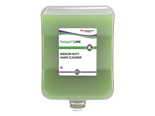 SCJLIM4LTR SC Johnson Professional Solopol® Lime Medium/Heavy-Duty Hand Wash Cartridge 4 litre