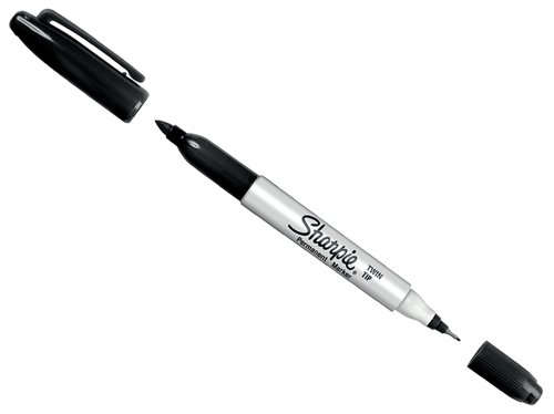 SHP1985877 Sharpie® Twin Tip Permanent Marker Black