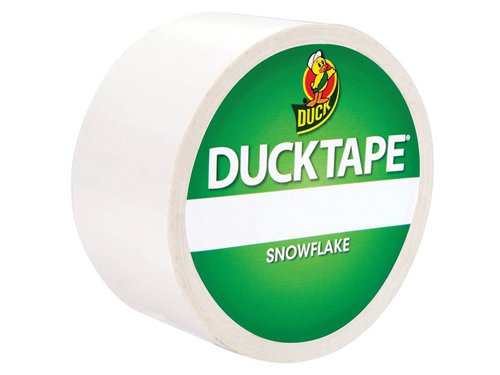 Duck Tape® Colours is a range of brightly coloured and patterned tapes, which are excellent for crafting and imaginative projects. The tapes have the same quality as Original Duck Tape®, providing high-performance strength and adhesion. The tapes are waterproof too, although not suitable for total immersion in water.The tapes can be cut with scissors or torn by hand.Available in many colours and designs.This Duck Tape® Colours & Patterns comes in the following:Colour/Pattern: WhiteWidth: 48mmLength: 18.2m