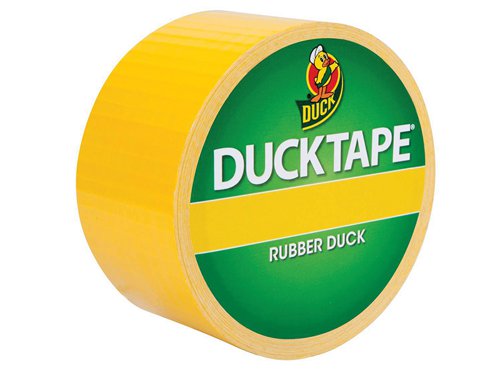 Duck Tape® Colours is a range of brightly coloured and patterned tapes, which are excellent for crafting and imaginative projects. The tapes have the same quality as Original Duck Tape®, providing high-performance strength and adhesion. The tapes are waterproof too, although not suitable for total immersion in water.The tapes can be cut with scissors or torn by hand.Available in many colours and designs.This Duck Tape® Colours & Patterns comes in the following:Colour/Pattern: YellowWidth: 48mmLength: 18.2m