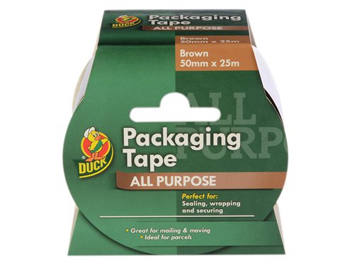 SHU223554 Shurtape Duck Tape® Packaging Tape 50mm x 25m Brown