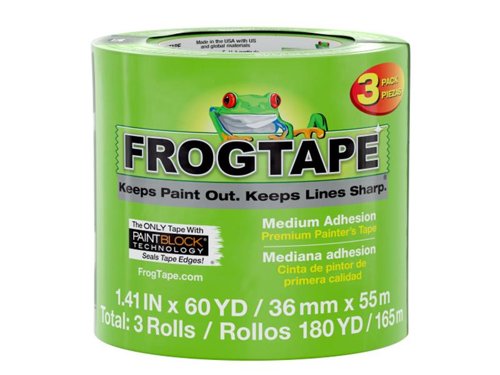 Shurtape FrogTape® Multi-Surface Masking Tape 36mm x 55m (3 Pack)