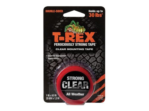 Shurtape T-REX® Clear Mounting Tape 25mm x 1.5m