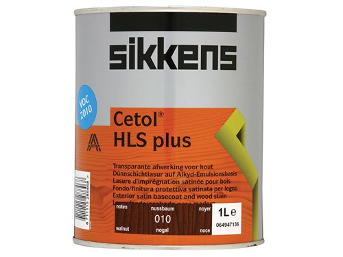 Sikkens Cetol HLS Plus Translucent Woodstain Walnut 1 litre