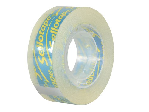 Sellotape Super Clear Sticky Tape - 1 Roll 18mm x 25m