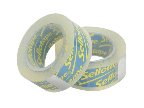 Twin Pack of Sellotape Super Clear On-Hand Tape Dispenser Refill Rolls. Sellotape Super Clear is a high clarity tape developed with Sello Clear Technology, ensuring a crystal clear finish. It is ideal for fuss free wrapping and tasks which need a perfect finish. Sticks card, paper, envelopes and all sorts of household objects.Specification: 18mm x 15m.
