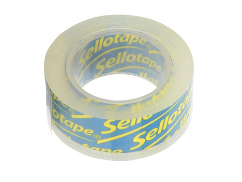 SLT1740339 Sellotape Super Clear On-Hand Tape Dispenser Refill Rolls 18mm x 15m