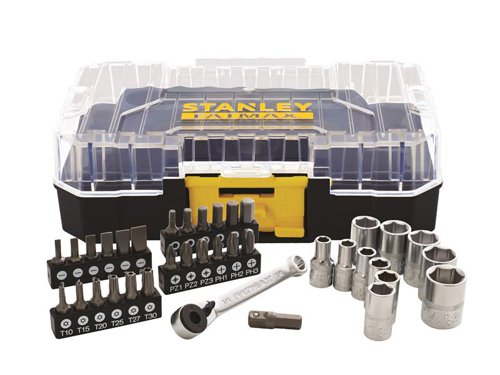 STANLEY® FatMax® PRO-STACK™ 1/4in Socket & Bit Set, 37 Piece