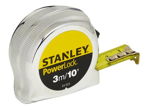 STA033523 STANLEY® PowerLock® Classic Pocket Tape 3m/10ft (Width 19mm)