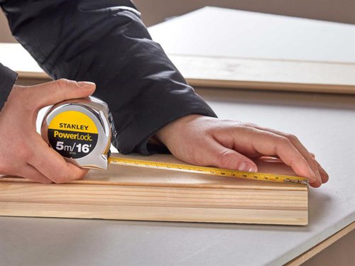 STA033553 STANLEY® PowerLock® Classic Pocket Tape 5m/16ft (Width 19mm)