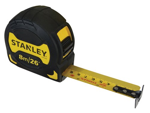 STANLEY® Grip Pocket Tape 8m/26ft (Width 28mm)