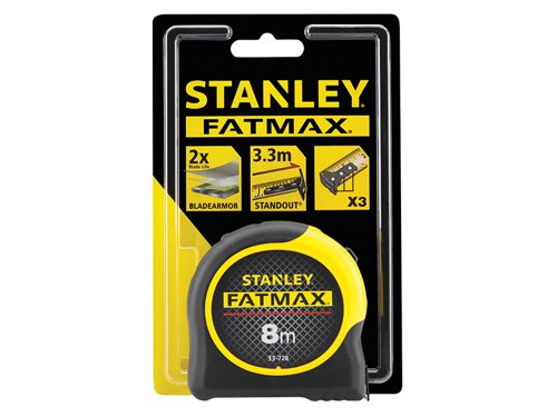 STA033728 STANLEY® FatMax® BladeArmor® Tape 8m (Width 32mm) (Metric only)