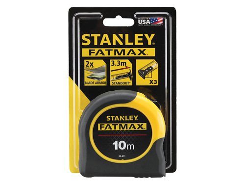 STA033811 STANLEY® FatMax® BladeArmor® Tape 10m (Width 32mm) (Metric only)