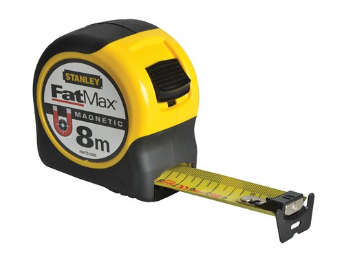 STA033868 STANLEY® FatMax® Magnetic BladeArmor® Tape 8m (Width 32mm) (Metric only)