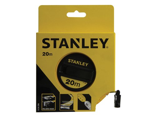 STANLEY® Closed Case Fibreglass Long Tape 20m (Width 13mm)