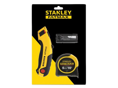 STA043257TP STANLEY® FatMax® Triple Pack - Tape, Retractable Knife and Blades