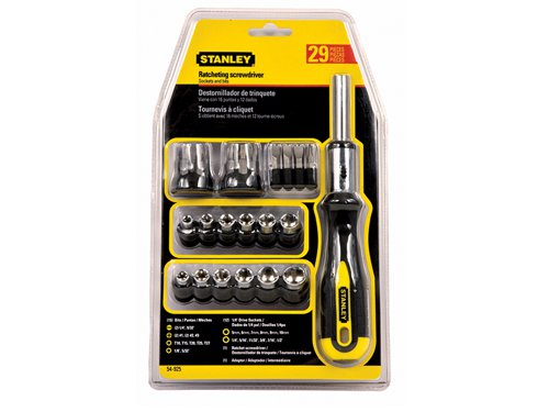 STA054925 STANLEY® Ratchet Screwdriver Set of 29