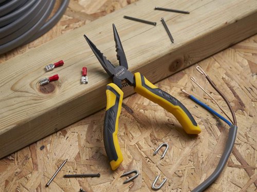 STA074363 STANLEY® ControlGrip™ Long Nose Cutting Pliers 150mm (6in)